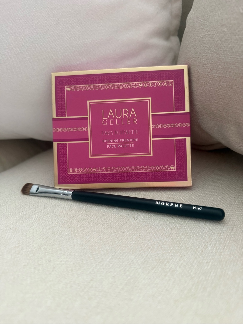 Laura Geller Party In A Palette Opening Premiere, Morphe brush